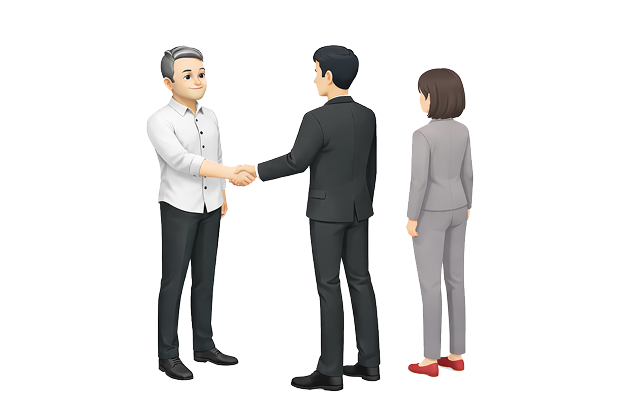 ビジネスミーティングのイラスト